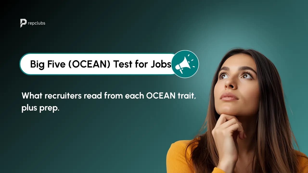 Big Five Personality Test for Job Applications: OCEAN Traits Employers Screen For