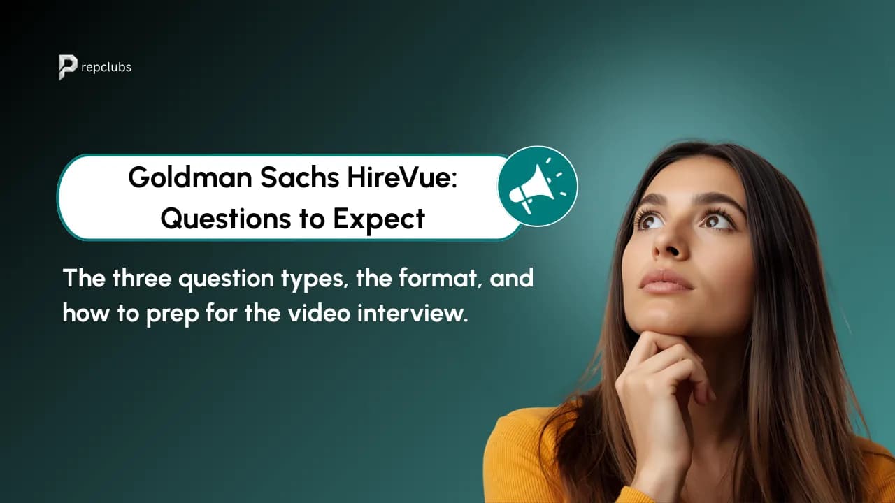 Goldman Sachs HireVue: What Questions to Expect in the Video Interview