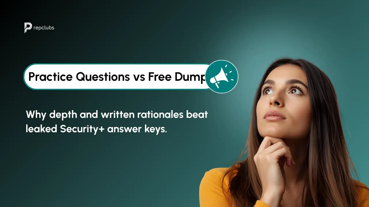 Security+ Practice Questions vs Free Dumps: Why Depth and Rationales Win